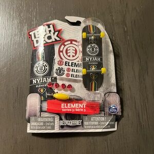 RARE Tech Deck Nyjah Element Series 3 Spin Master Mini Toy Skateboard